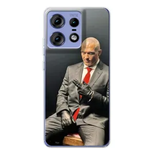 Чохол з принтом «Усик Hitman» для Motorola Edge 50 Pro