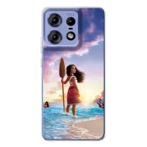 Чохол з принтом «Моана з веслом» для Motorola Edge 50 Pro