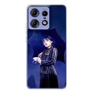 Силиконовый чехол с картинкой для Motorola Edge 50 Pro (Венсдей)