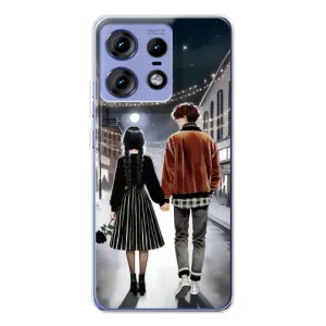 Чохол з дизайном Венздей 2 на Motorola Edge 50 Pro (Венздей та Тайлер)