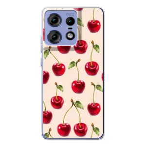 Чехлы с Фруктами для Motorola Edge 50 Pro (VPrint) (Вишня)