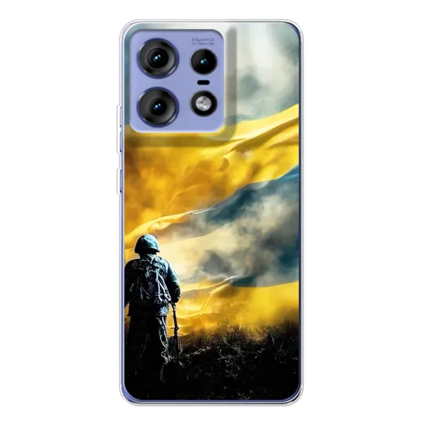 Чехол с принтом «Война» для Motorola Edge 50 Pro
