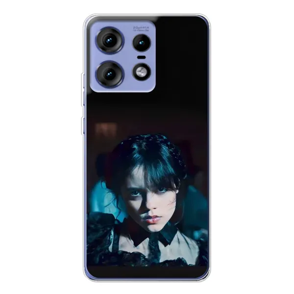 Чохол з принтом «погляд Венздей» для Motorola Edge 50 Pro