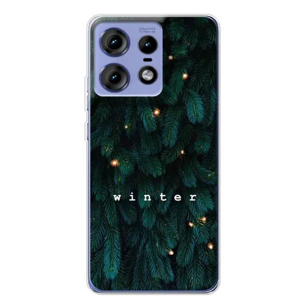 Чехол с принтом «Winter» для Motorola Edge 50 Pro