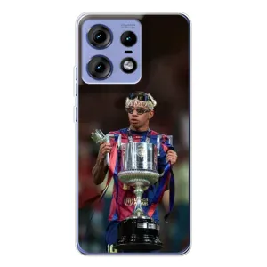 Чохол з футболістом Ламін Ямаль Motorola Edge 50 Pro (Ямаль з кубком)