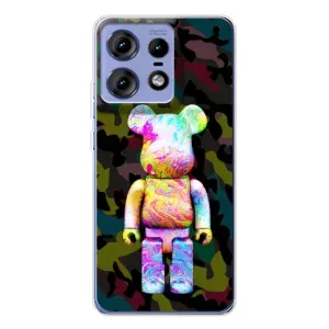 Чехлы для Motorola Edge 50 Pro - Bearbrick Louis Vuitton (PREMIUMPrint) (Яркий Bearbrick)