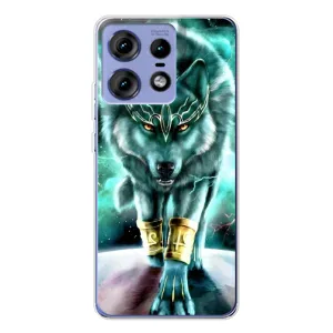 Захисні чохли для Моторола Едж 50 Про (AlphaPrint) (ХІТ продаж) ВОВК