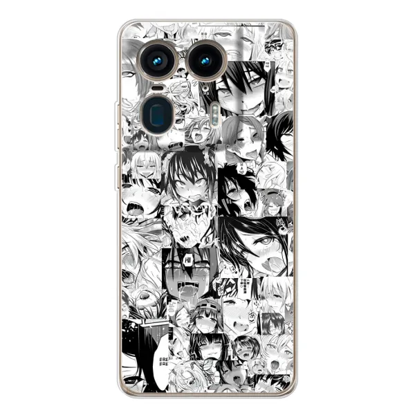Чехол с принтом «Ahegao manga» для Motorola Edge 50 Ultra Чехол с принтом «Ahegao manga» для Motorola Edge 50 Ultra