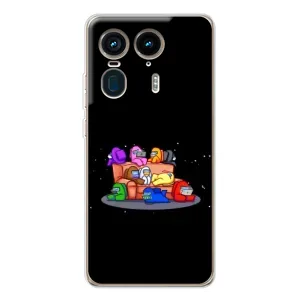Чехол Амонг Ас для Motorola Edge 50 Ultra (AlphaPrint) (Амонг-ас)