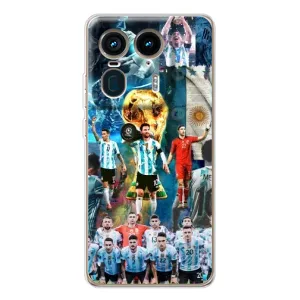 Чехлы Месси для Motorola Edge 50 Ultra (AlphaPrint) (Аргентина Месси)