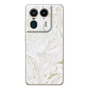 Чехол с принтом «Белый мрамор» для Motorola Edge 50 Ultra