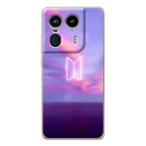 Чехол с принтом «BTS логотип» для Motorola Edge 50 Ultra
