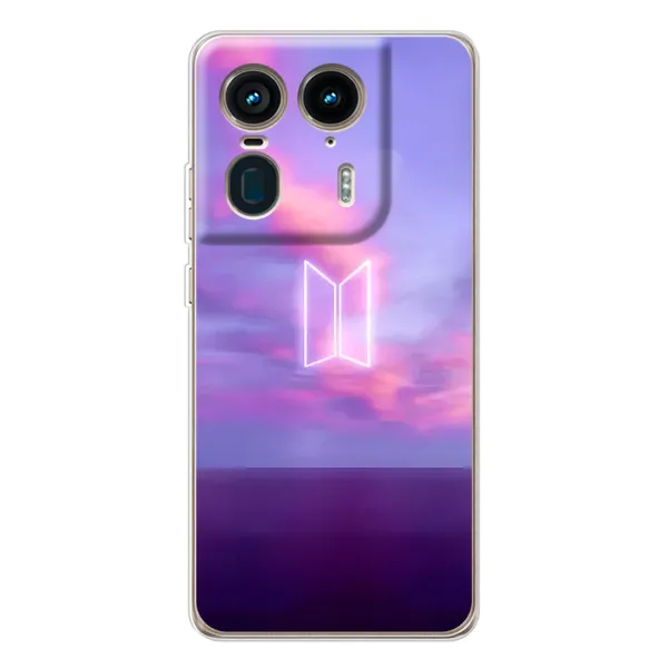 Чехол с принтом «BTS логотип» для Motorola Edge 50 Ultra