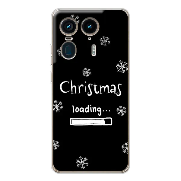 Чохол з принтом «Christmas loading» для Motorola Edge 50 Ultra