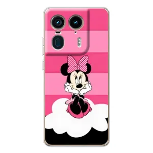 Эксклюзивный чехол для Motorola Edge 50 Ultra (AlphaPrint - Мультяшные) (Девочка Maus)
