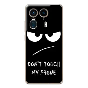 Чехол с принтом «Dont Touch» для Motorola Edge 50 Ultra