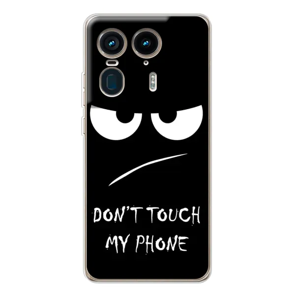 Чехол с принтом «Dont Touch» для Motorola Edge 50 Ultra Чехол с принтом «Dont Touch» для Motorola Edge 50 Ultra