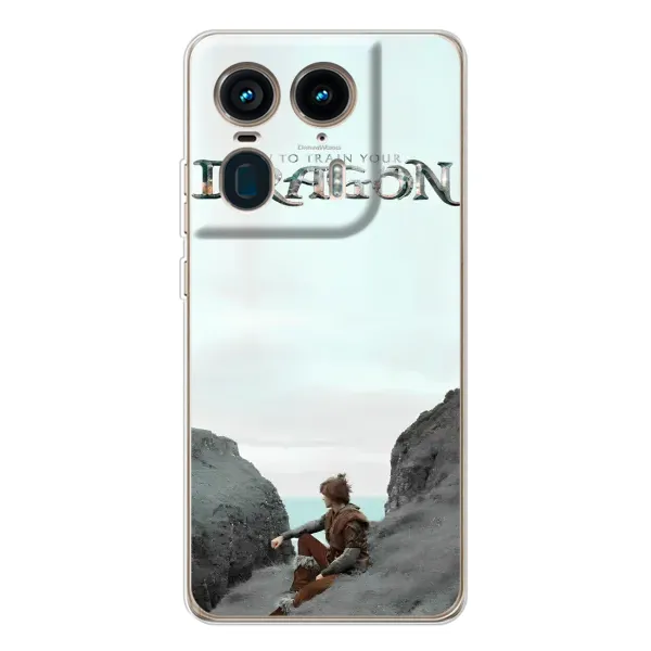 Чехол с принтом «Дракон лого» для Motorola Edge 50 Ultra