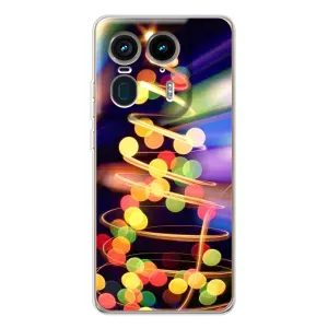 Чехол с принтом «Елка с гирлянд» для Motorola Edge 50 Ultra