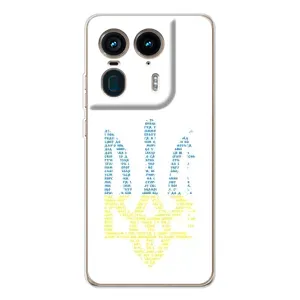Чехол с принтом «Герб из букв» для Motorola Edge 50 Ultra