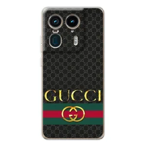 Чехлы ГУЧЧИ для Мото Ейдж 50 Ультра (AlphaPrint) (Gucci оригинал)