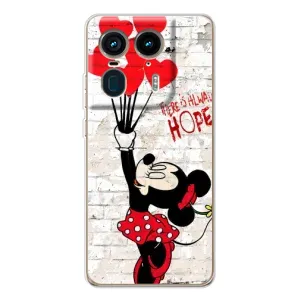 Чохол Disney Mouse Motorola Edge 50 Ultra (PREMIUMPrint) (Heart Minni)