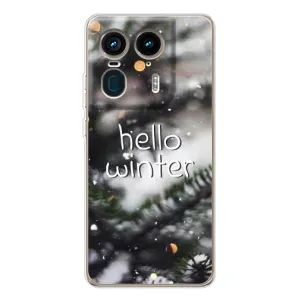 Новорічні, Святкові Чохли для Motorola Edge 50 Ultra - 2024 год (Hello winter)