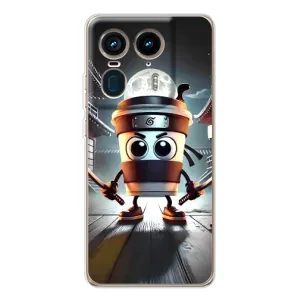 Чехол с мемом Тралалело тралала на Motorola Edge 50 Ultra (Капучино асасино)