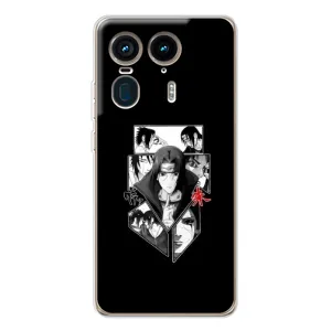 Чехол с принтом «коллаж Итачи» для Motorola Edge 50 Ultra