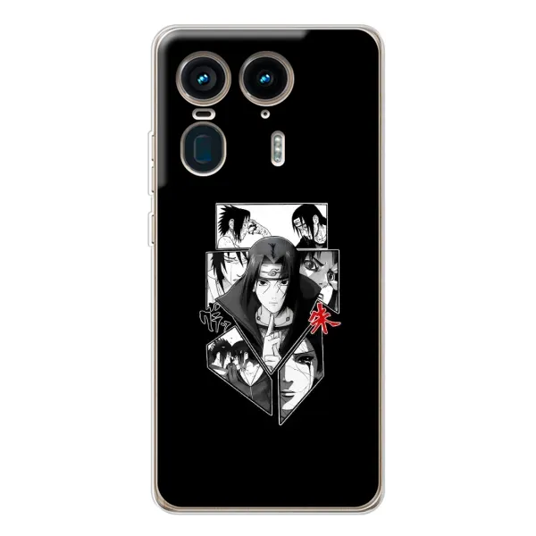 Чехол с принтом «коллаж Итачи» для Motorola Edge 50 Ultra