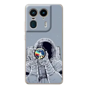 Чехол NASA для Motorola Edge 50 Ultra (AlphaPrint) (Космонавт фото)