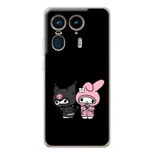 Чехол с кроликом Куроми на Motorola Edge 50 Ultra (Куроми и Мелоди)