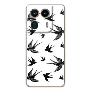 Чехол с птицами на Motorola Edge 50 Ultra (VPrint)