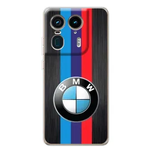 Чехол для Мото Ейдж 50 Ультра - с принтом БМВ (AlphaPrint) (Лого BMW)