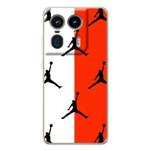 Чехлы для Motorola Edge 50 Ultra - с картинкой JORDAN (AlphaPrint) (Лого Джордан)