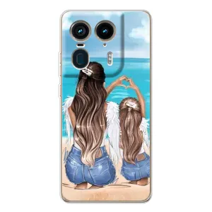 Чехол с печатью для Motorola Edge 50 Ultra - (Мама с ребенком) (AlphaPrint)