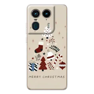 Різдвяні, Святкові Чохли для Мото Ейдж 50 Ультра (Merry Christmas)