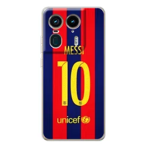 Чехлы Месси для Motorola Edge 50 Ultra (AlphaPrint) (Messi Barca 10)