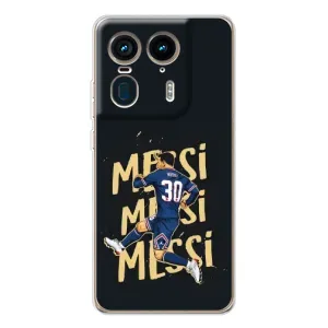 Чехлы для Motorola Edge 50 Ultra (Leo чемпион) (AlphaPrint) (Messi ПСЖ)