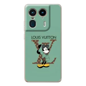 Чехлы Луи Витон для Motorola Edge 50 Ultra (AlphaPrint - LOUIS VUITTON) (Микки Маус LV)