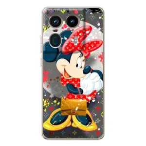 Чохол Disney Mouse Motorola Edge 50 Ultra (PREMIUMPrint) (Minni з бантіком)