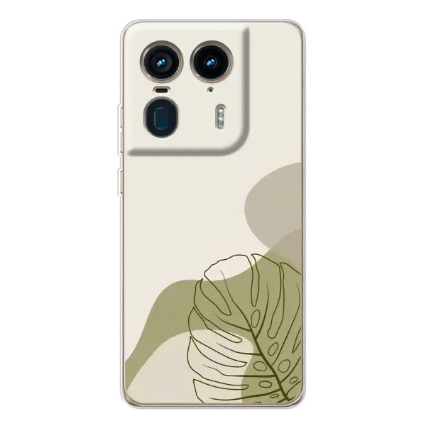 Чохол з принтом «Зелена монстера дизайн» для Motorola Edge 50 Ultra