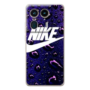 Чехол для Motorola Edge 50 Ultra - с принтом Найк (AlphaPrint) (Найк принт)
