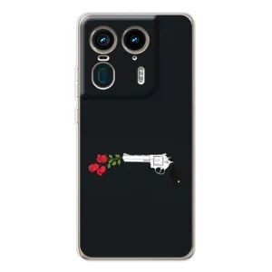 Чехлы (ART) Цветы на Motorola Edge 50 Ultra (VPrint) (Неожиданные цветы)