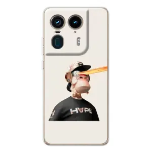 Чехлы с Обезьянами NFT для Motorola Edge 50 Ultra (AlphaPrint) (обезьяна NFT в очках)