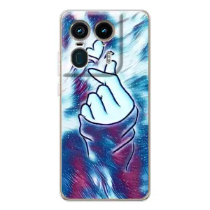 Чехол с принтом «Радужное сердце» для Motorola Edge 50 Ultra