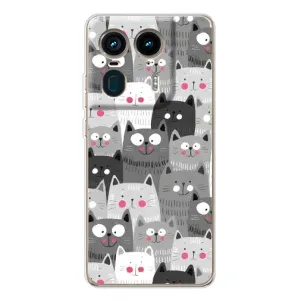 Чохли з Котиками для Motorola Edge 50 Ultra (VPrint) (Мальовані котики)