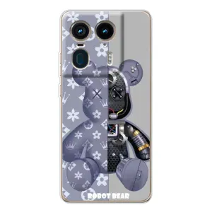 Крутые Чехлы Луи Виттон для Motorola Edge 50 Ultra (AlphaPrint) (Робот Мишка)