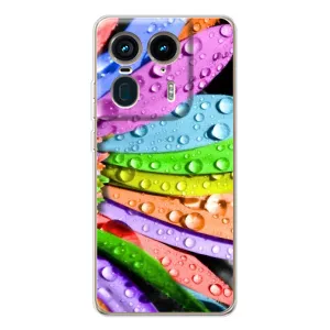 Чехлы (ART) Цветы на Motorola Edge 50 Ultra (VPrint) (Семицветик)
