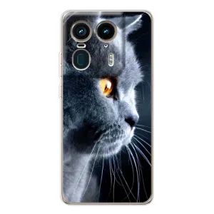 Чохли з Котиками для Motorola Edge 50 Ultra (VPrint) (Сірий Кіт)